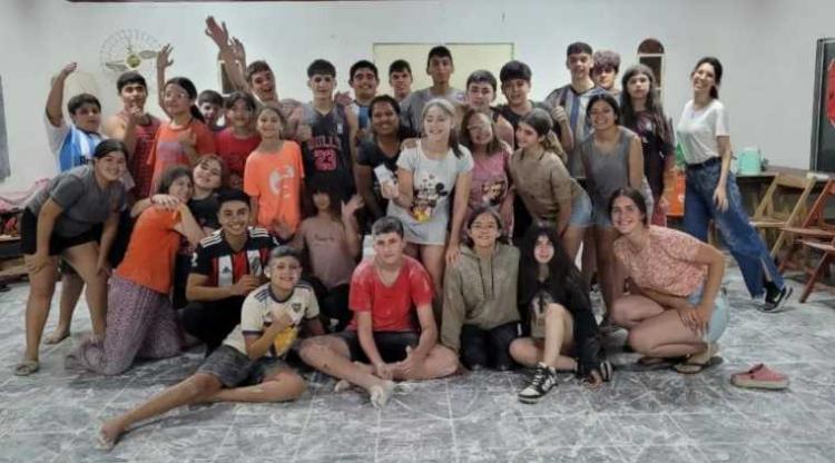 Jóvenes de la diócesis de San Roque, de campamento en Corrientes
