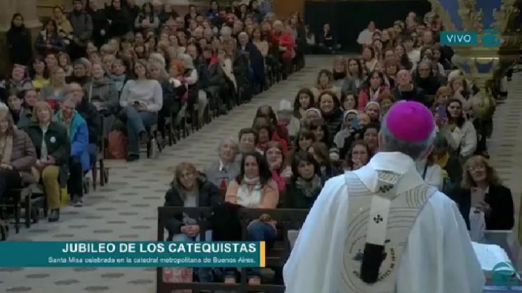 Jubileo de los Catequistas: 'Lo central es Jesús' recordó Mons. García Cuerva Jubileo de los Catequistas: 'Lo central es Jesús' recordó Mons. García Cuerva