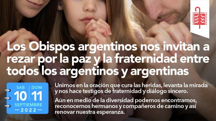 La ACA se une a la oración por la paz en la Argentina convocada por la CEA