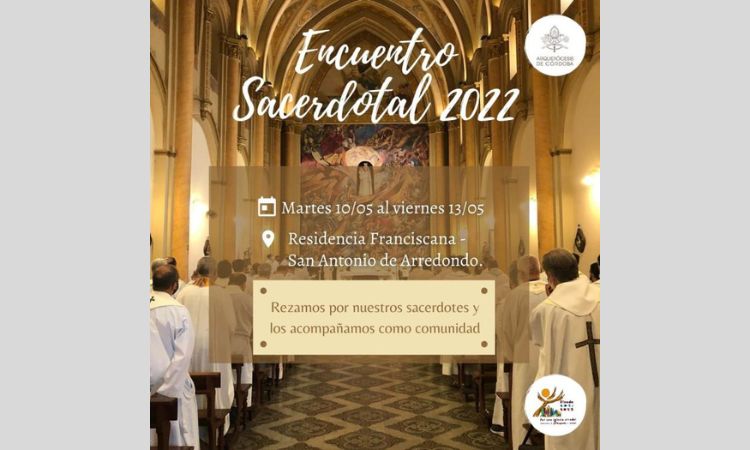 La arquidiócesis de Córdoba realizará la Semana Sacerdotal 2022