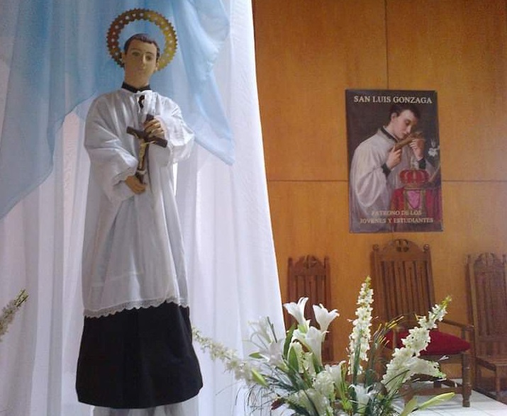 La comunidad de San Luis Gonzaga celebra a su patrono en Santiago del Estero