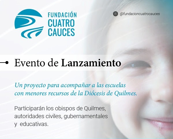 La diócesis de Quilmes crea una fundación para apadrinar escuelas de bajos recursos