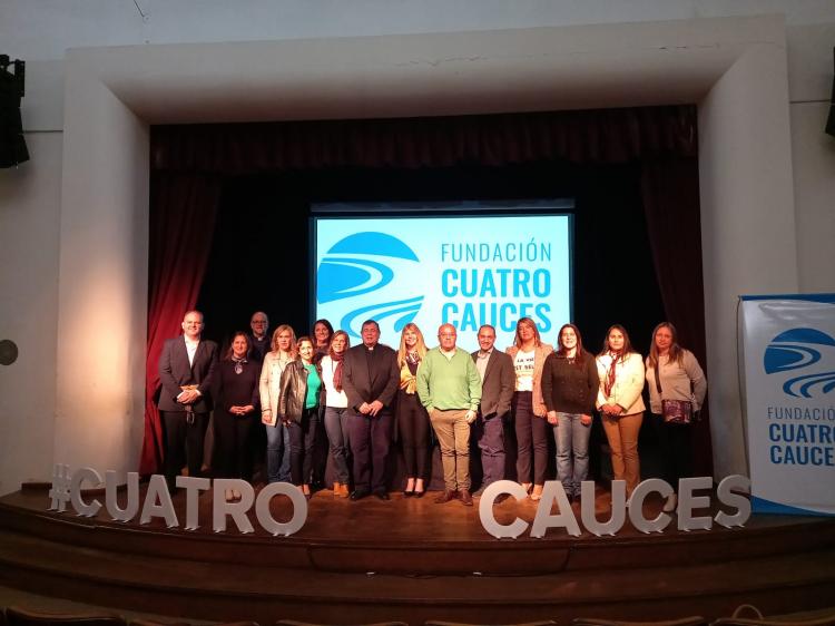 La diócesis de Quilmes presentó la Fundación Cuatro Cauces