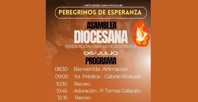 La diócesis de San Roque se prepara para la Asamblea Diocesana de Alabanza La diócesis de San Roque se prepara para la Asamblea Diocesana de Alabanza