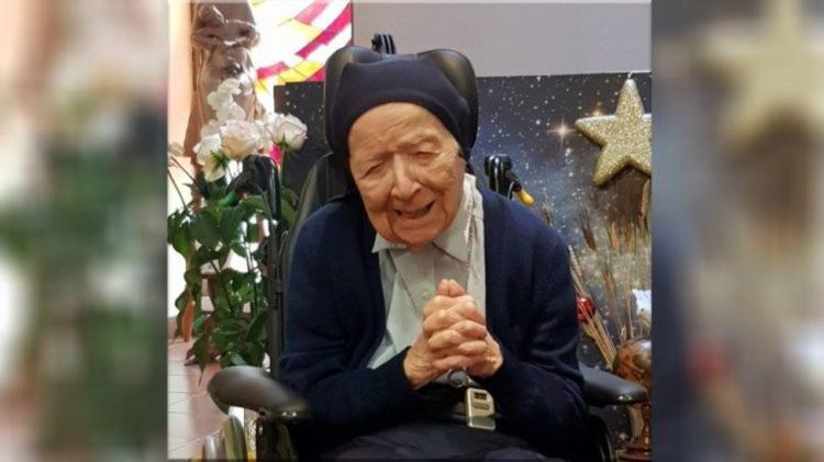 La hermana André, la persona más longeva de Europa, cumplió 118 años