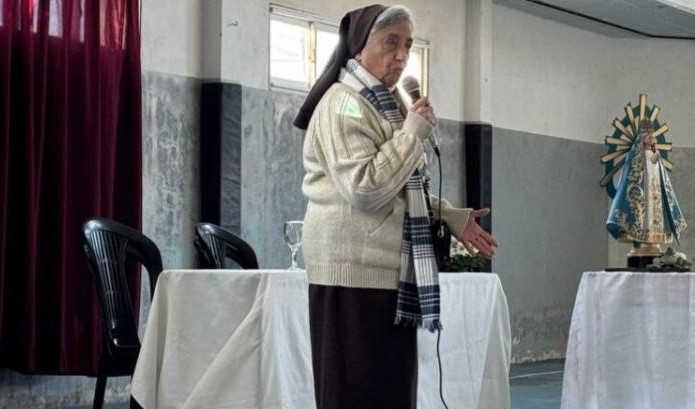 La hermana Pelloni ofreció una capacitación sobre trata, abusos y violencias La hermana Pelloni ofreció una capacitación sobre trata, abusos y violencias