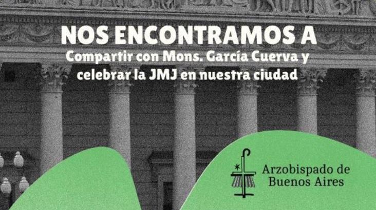 La Iglesia en Buenos Aires celebrará una misa joven arquidiocesana por la JMJ