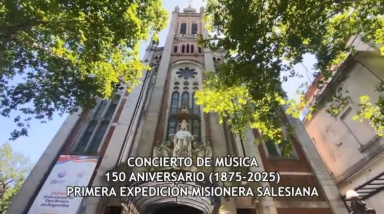 Concierto y cantata por los 150 años de la primera expedición salesiana
