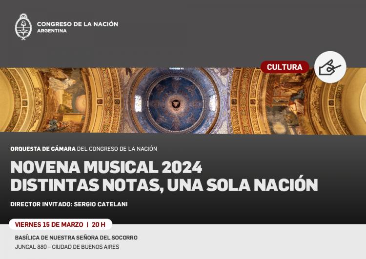 La Orquesta del Congreso inaugura una 'Novena Musical' en las iglesias porteñas