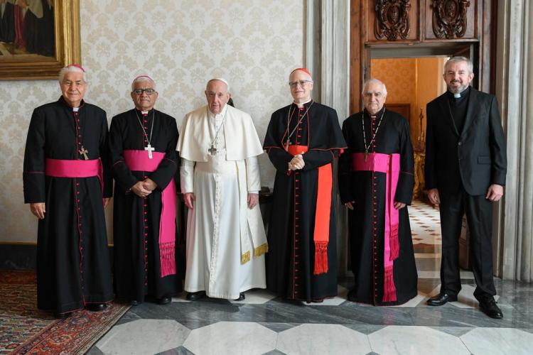 La presidencia del Celam se reunió con el papa Francisco
