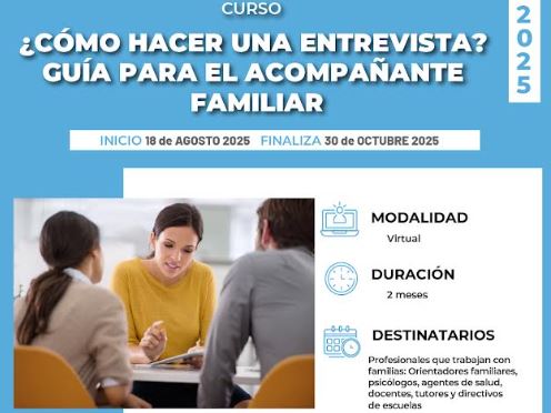 La UCA anuncia su curso virtual '¿Cómo hacer una entrevista? Guía para el acompañante familiar' La UCA anuncia su curso virtual '¿Cómo hacer una entrevista? Guía para el acompañante familiar'