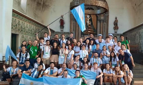 Los argentinos en la JMJ de Lisboa, listos para recibir al Papa