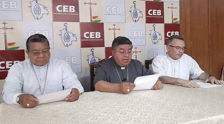 Los obispos de Bolivia piden 'buscar soluciones sinceras y sin politización'