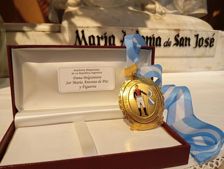 Mama Antula: imponen la Medalla Académica a la dama belgraniana post mortem Mama Antula: imponen la Medalla Académica a la dama belgraniana post mortem