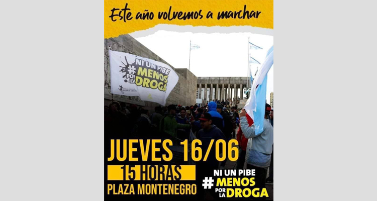 Marchan en Rosario contra la drogadicción y a favor de empleo digno