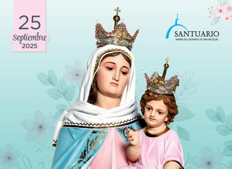 "María, vos sos nuestra esperanza": el lema que guiará las fiestas patronales en San Nicolás "María, vos sos nuestra esperanza": el lema que guiará las fiestas patronales en San Nicolás