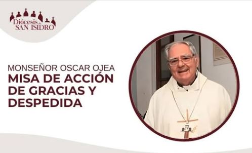 Mons. Ojea: misa de acción de gracias y despedida