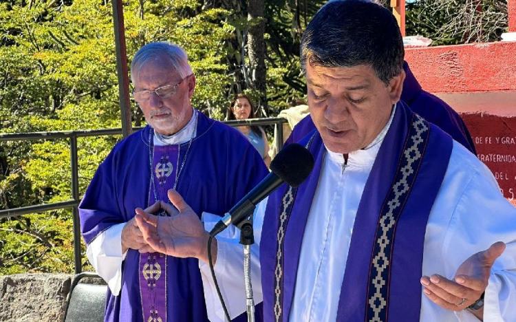 Misa por la hermandad argentino-chilena a los pies del Cristo del Tromen