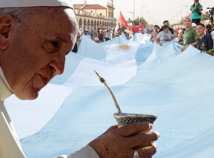 Misa por la salud del Papa en la basílica de Luján