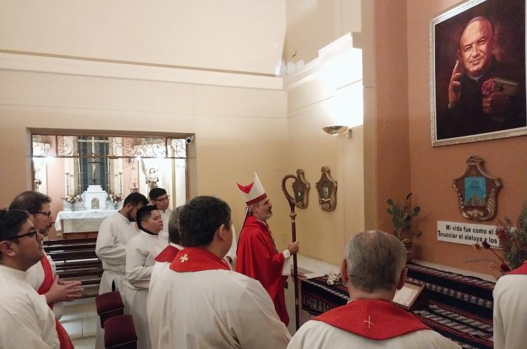 Mons. Braida animó a los riojanos a ir tras las huellas de Angelelli y compañeros mártires