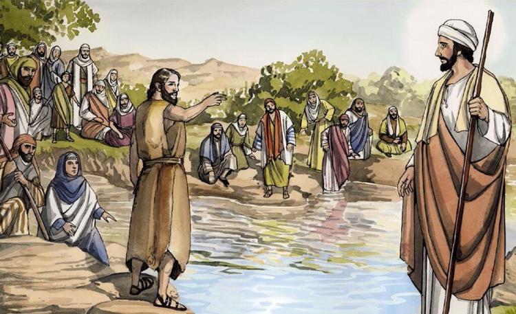 Mons. Castagna: 'El Bautismo de Jesús, y el de Juan'