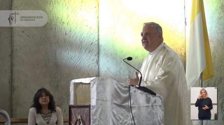Mons. Colombo: 'No dejemos de amar y de hacer las obras que Jesús nos enseñó'