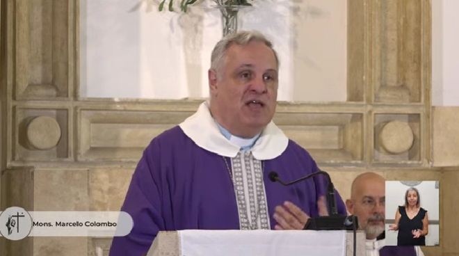 Mons. Colombo: 'No dejemos pasar este tiempo de reconciliación y misericordia'
