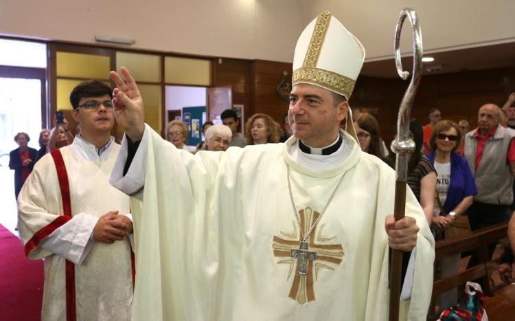 Mons. Darío Quintana se despide de la comunidad marplatense
