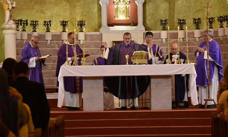 Mons. Domínguez celebró los 10 años del papa Francisco y sus 30 años de sacerdocio