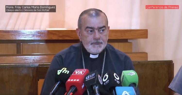 Mons. Domínguez dio detalles de su próxima toma de posesión en San Rafael