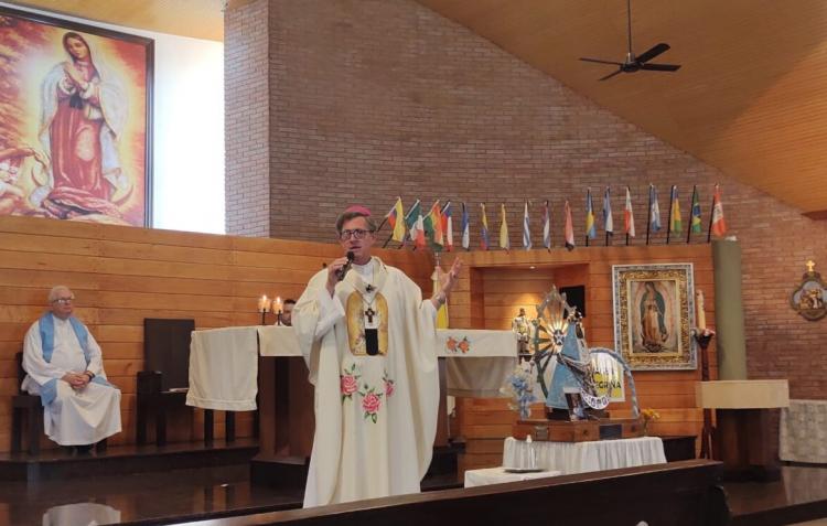 Mons. García Cuerva animó a 'ser buenos alumnos de la Virgen'