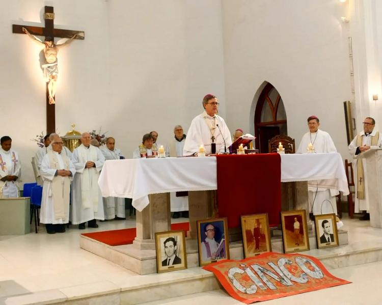 Mons. García Cuerva destacó la fe 'audaz' de los mártires palotinos