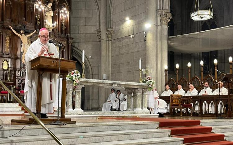 Mons. Giobando asumió como administrador apostólico de Mar del Plata