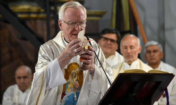 Mons. Gustavo Help celebró sus bodas de oro sacerdotales