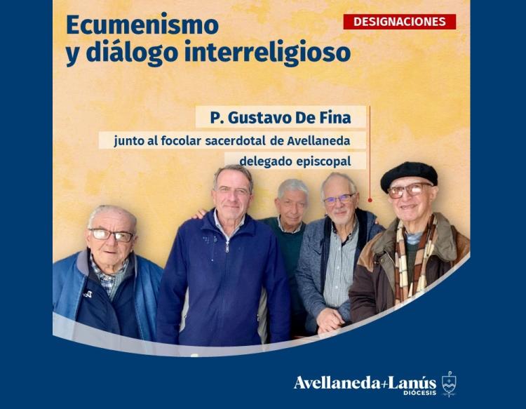 Nuevo delegado de Ecumenismo y Diálogo Interreligioso en Avellaneda-Lanús