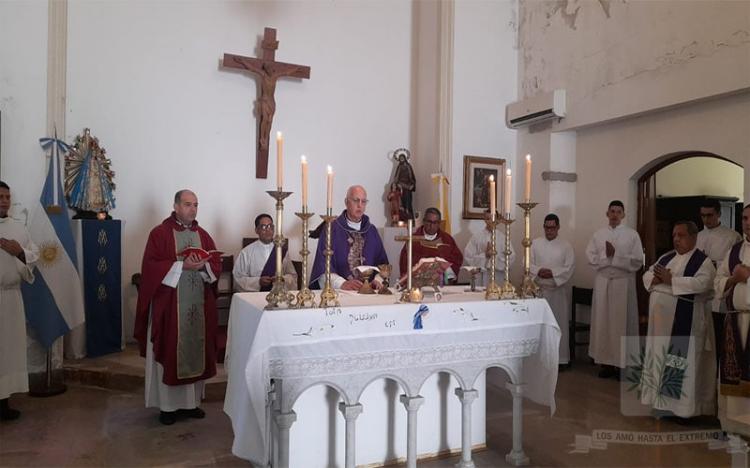 Mons. Olivera presidió la misa de inicio de actividades del Seminario Castrense