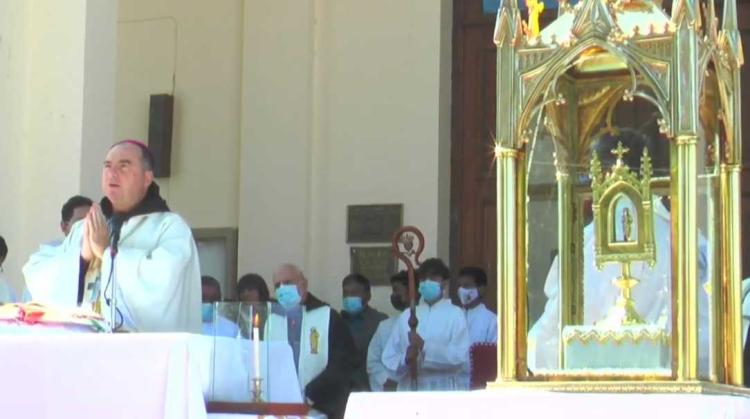 Mons. Quintana invitó a pedirle a San Roque poder tener un corazón solidario
