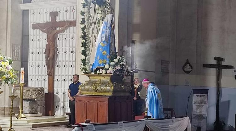 Mons. Stanovnik pidió a la Virgen de Itatí que no desampare al pueblo en su caminar