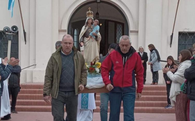 Nueve de Julio: fiestas patronales de la Virgen del Carmen en varias parroquias