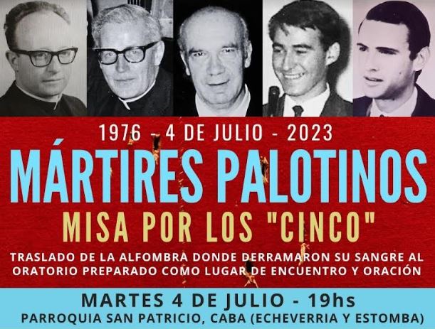 Nuevo aniversario de la masacre de los mártires palotinos en San Patricio