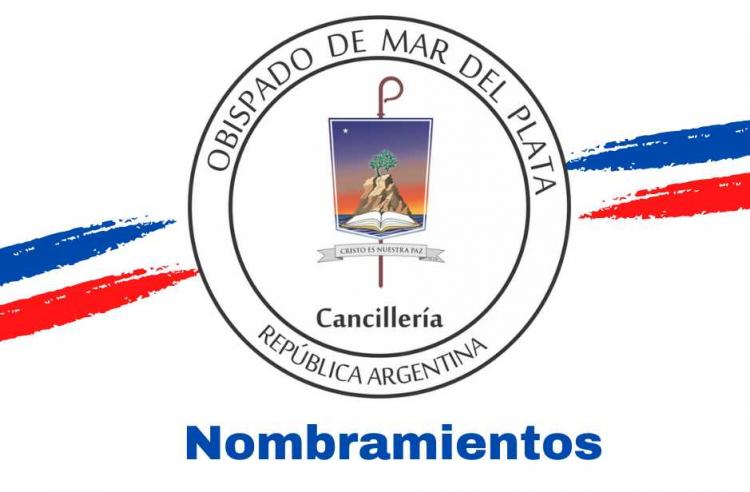 Nuevos nombramientos en la diócesis de Mar del Plata
