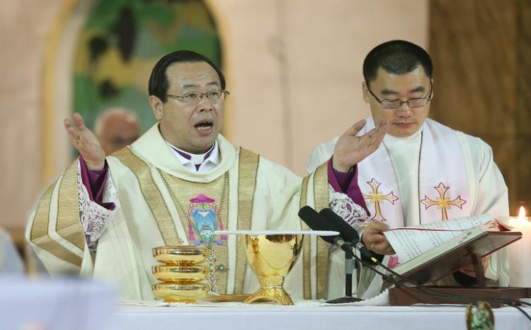 Mons. Li Shan rezó por las buenas relaciones entre China y la Santa Sede