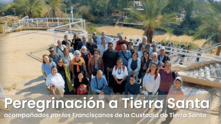 Promocionan peregrinación a Tierra Santa acompañada por los frailes  franciscanos 
