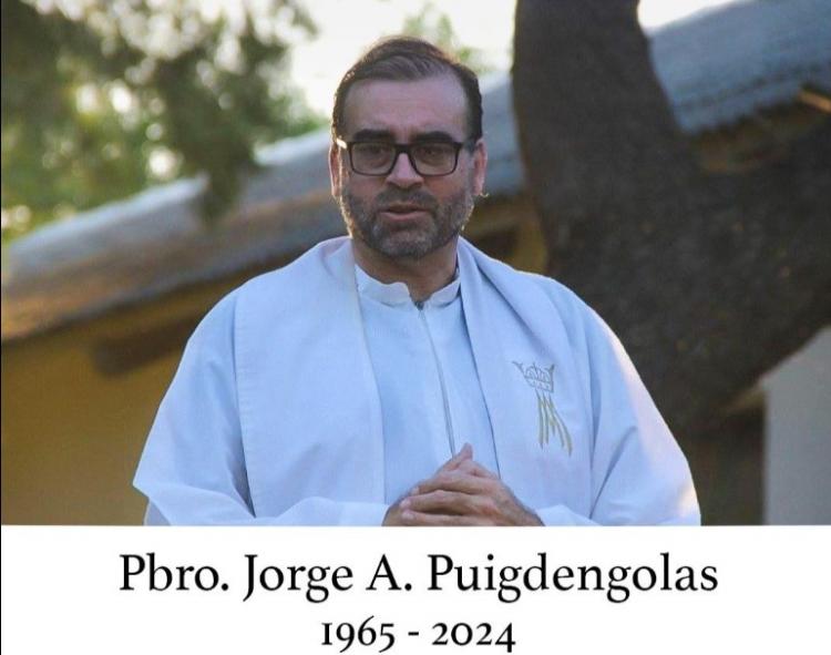 Pesar en la Fraternidad Fasta por la muerte del padre Jorge Puigdengolas