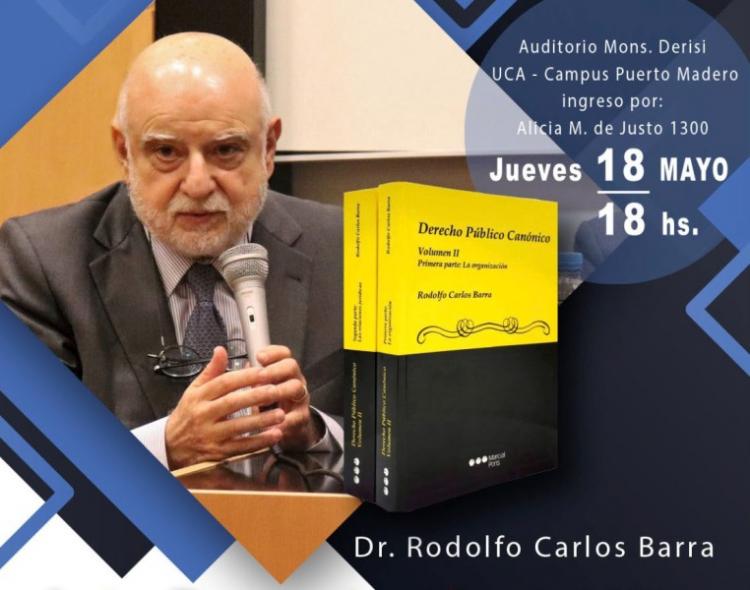 Presentación de un libro de Rodolfo Barra sobre Derecho Canónico