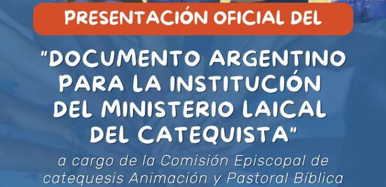 Presentan el documento para la institución del ministerio laical del catequista en Argentina