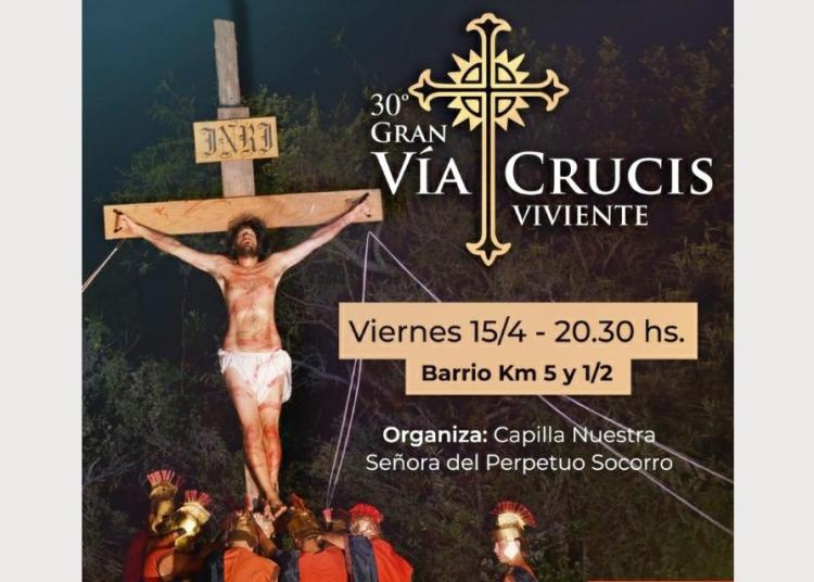 Presentan en Paraná la 30° edición del Gran Viacrucis Viviente