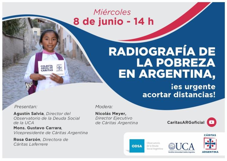 Presentan "Radiografía de la pobreza en Argentina, ¡Es urgente acortar distancias!"