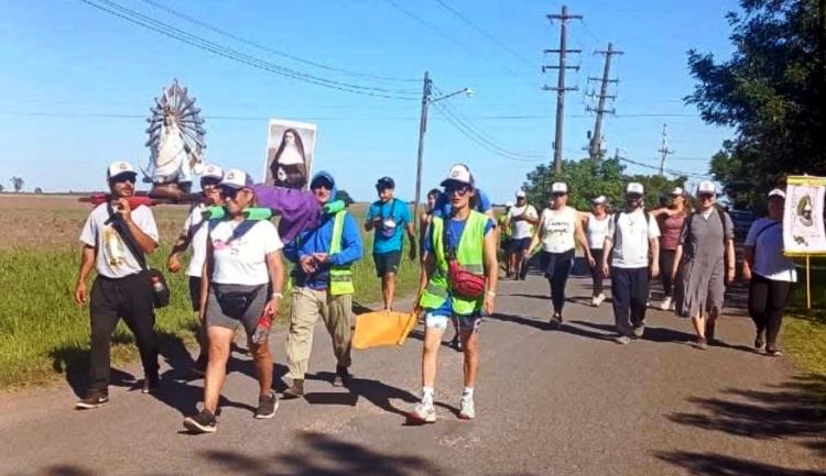 Primera peregrinación en honor a la beata María Crescencia Pérez