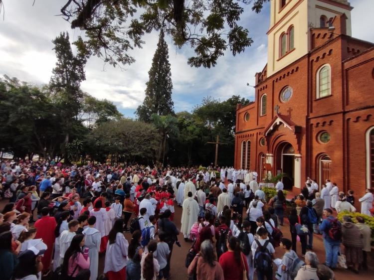 Puerto Iguazú: concluyó el Año Eucarístico Diocesano